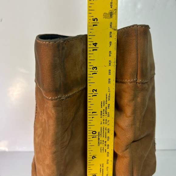 ALDO 7 Tall Knee Pull on boots low heel suede strap & buckle detail pre-LOVED - Picture 7 of 15